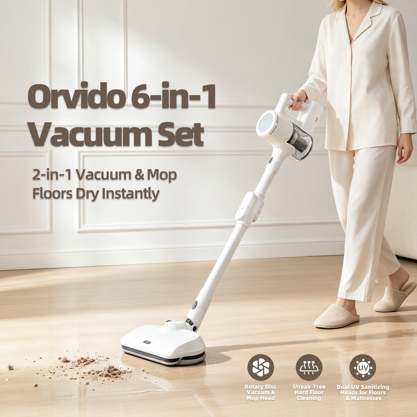 BSTY Orvido 6-in-1 Cordless Vacuum — $3 Kickstarter Reservation