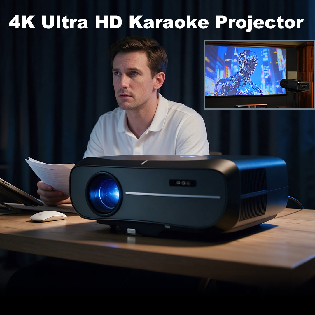 BSTY T8011 4K Laser Karaoke Projector — $1 Kickstarter Reservation