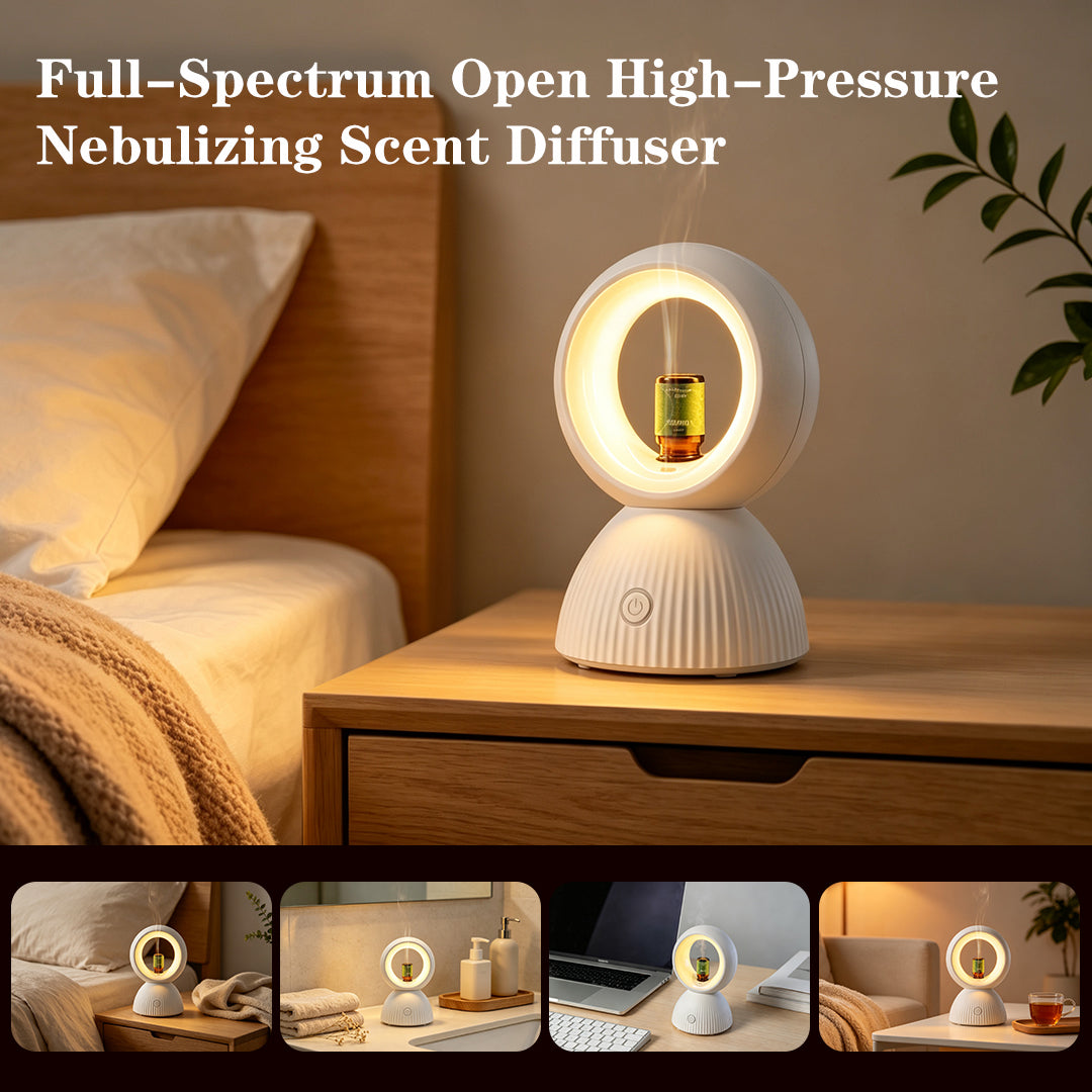 BSTY X8018 Cordless Waterless Essential Oil Nebulizing Diffuser with Ambient Light — $1 Kickstarter Reservation