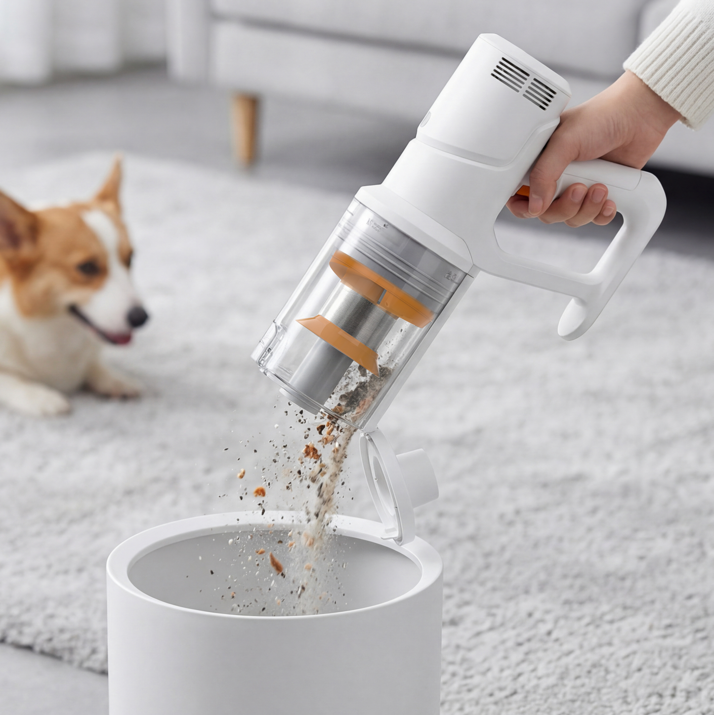 BSTY V1 Cordless Vacuum Cleaner – 22KPa Powerful Suction & Long Battery Life