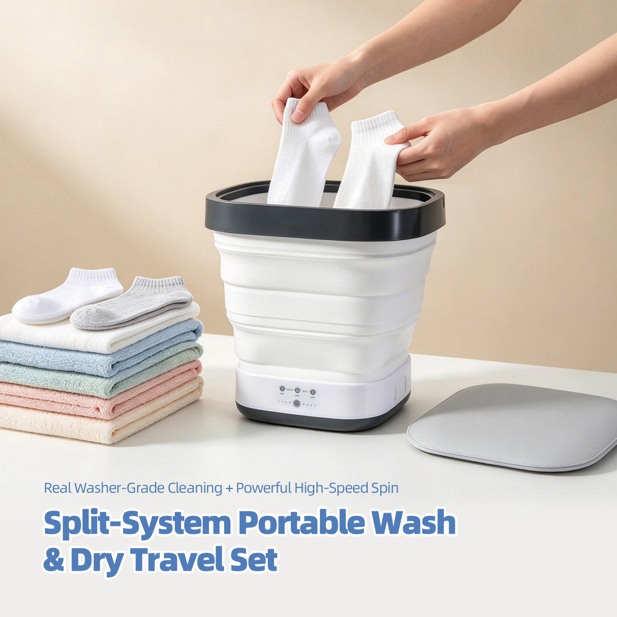 BSTY B8014 Portable Wash & Dry Travel Set — $1 Kickstarter Reservation