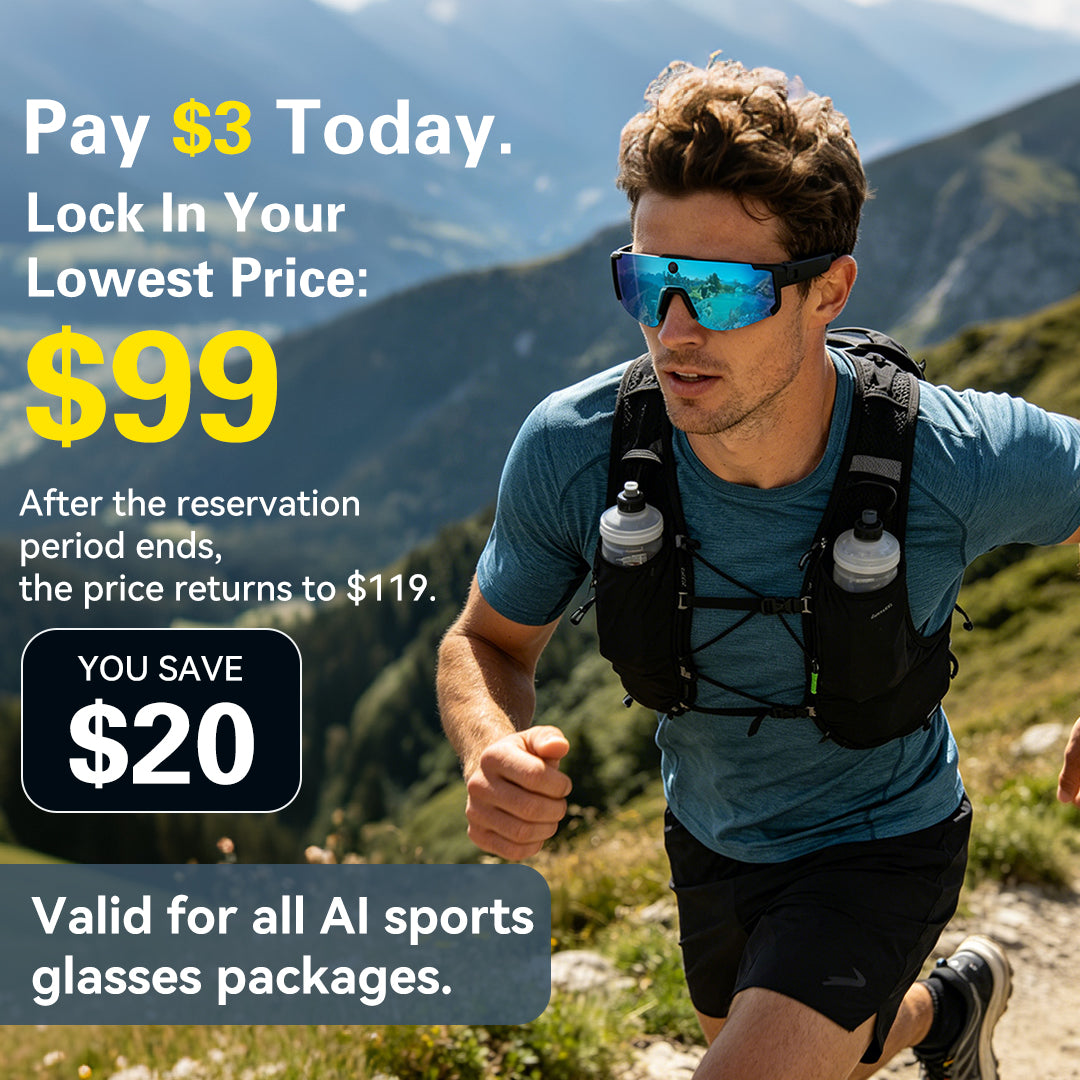 BSTY Pivot Smart AI Sunglasses with Camera — $3 Kickstarter Reservation