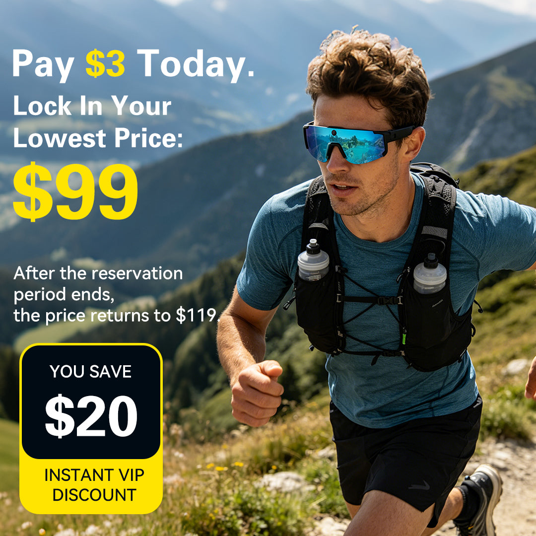BSTY Pivot Smart AI Sunglasses with Camera — $3 Kickstarter Reservation