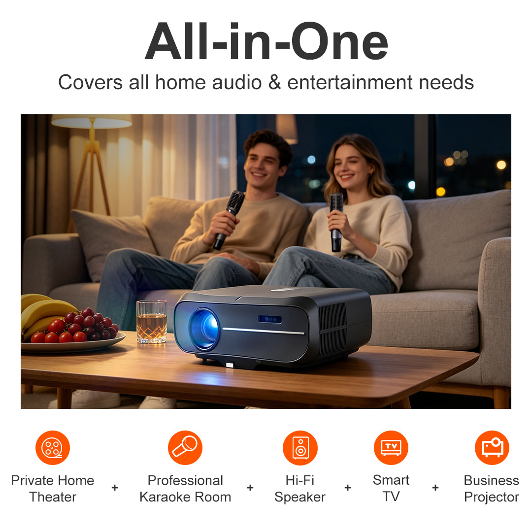 BSTY T8011 4K Laser Karaoke Projector — $1 Kickstarter Reservation