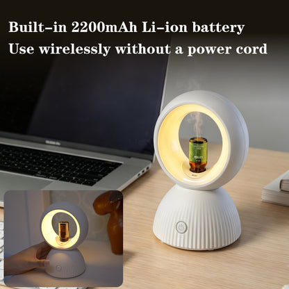 BSTY X8018 Cordless Waterless Essential Oil Nebulizing Diffuser with Ambient Light — $1 Kickstarter Reservation