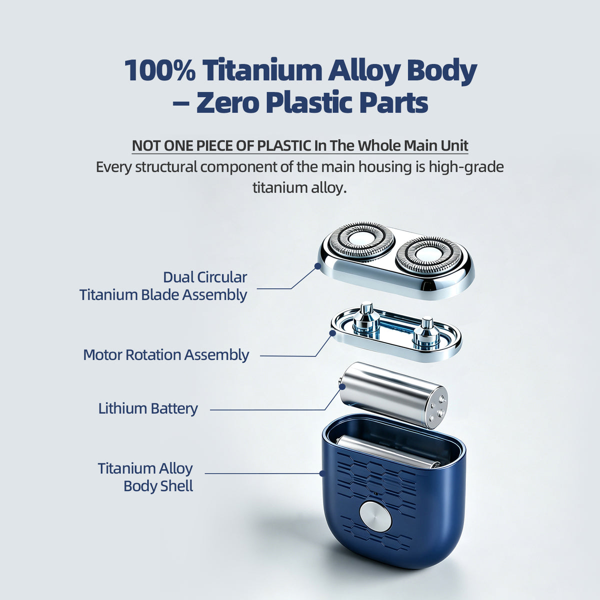 BSTY Ultra Full-Metal Pocket Shaver — $1 Kickstarter Reservation